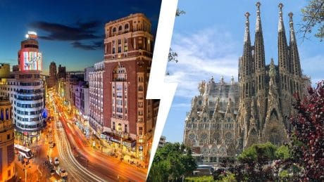Madrid vs. Barcelona. ¿A dónde irías de vacaciones?