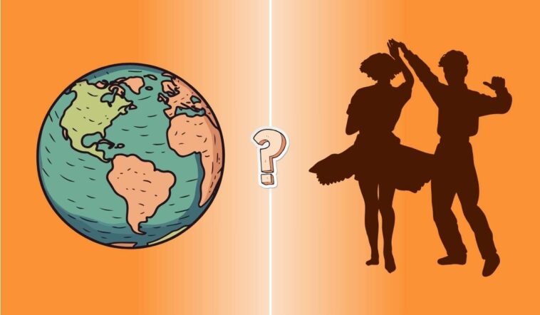 Entre danzas y países tendrás que elegir la respuesta correcta